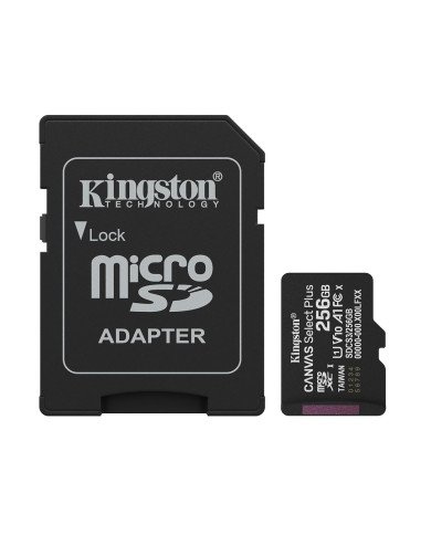 KINGSTON TARJETA DE MEMORIA MICROSD 256GB A1 V10 150MB/s