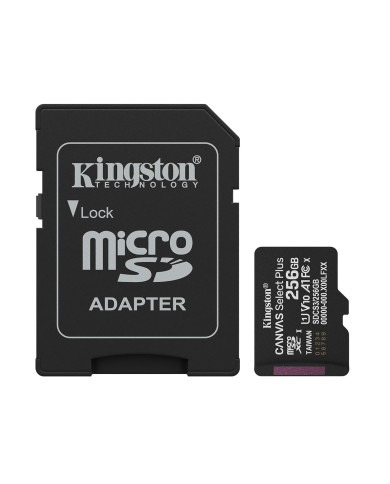 KINGSTON TARJETA DE MEMORIA MICROSD 256GB A2 V30 4K 100MB/s