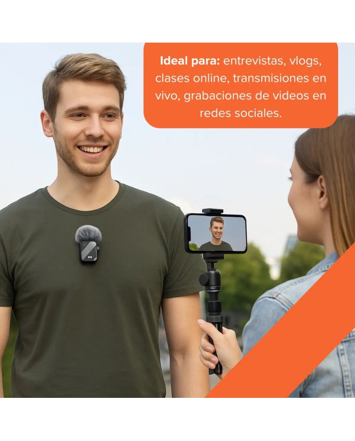 RAMITECH MICROFONO INALAMBRICO SOLAPA (RAM-W15)
