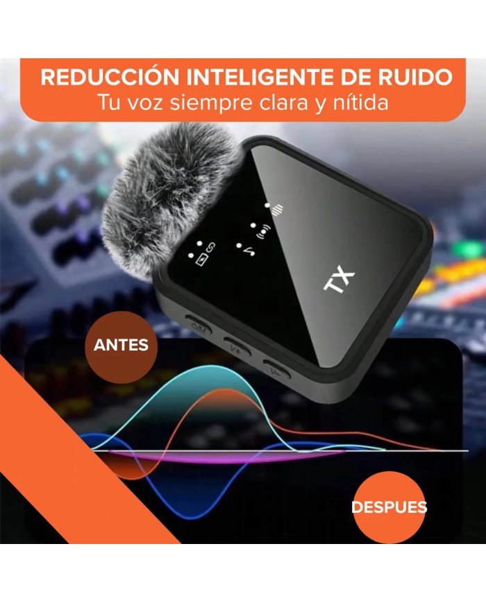 RAMITECH MICROFONO INALAMBRICO SOLAPA (RAM-W15)