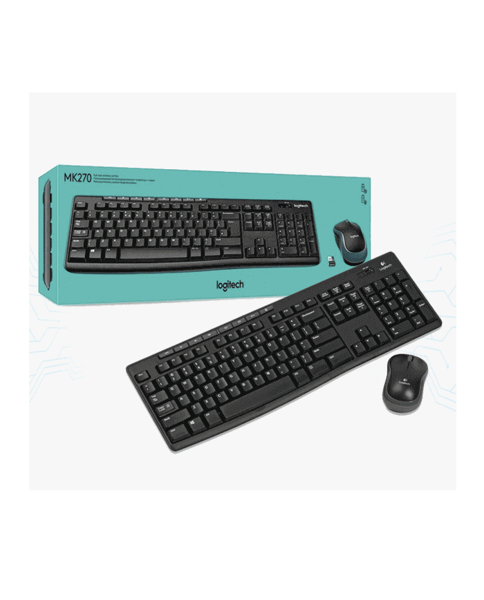 LOGITECH COMBO TECLADO + MOUSE INALAMBRICO (MK270)
