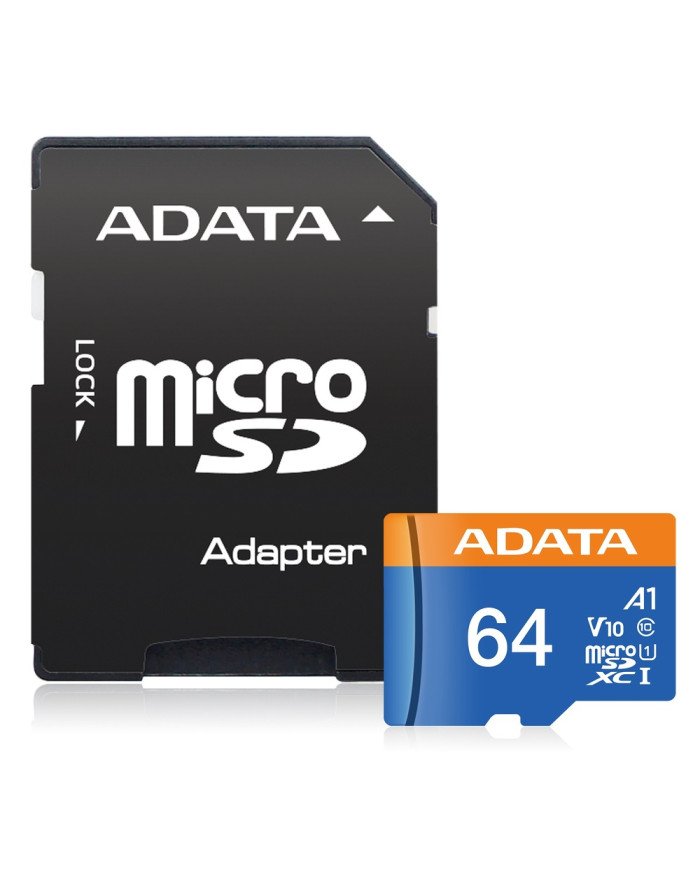 ADATA TARJETA DE MEMORIA MICROSD 64GB V10 A1 100MB/s