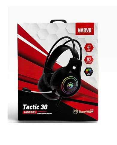 MARVO AUDIFONO GAMER TACTIC 30 RGB USB (HG8921)