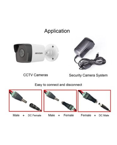 CONECTOR CORRIENTE BORNERA DC CAMARAS