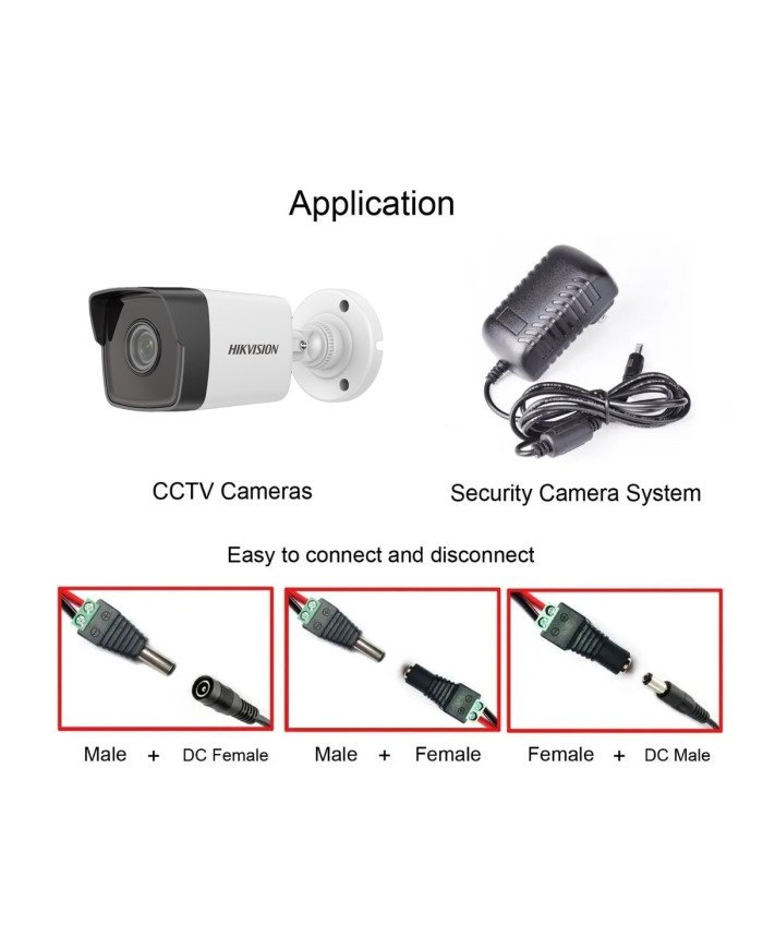 CONECTOR CORRIENTE BORNERA DC CAMARAS