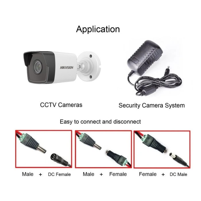 CONECTOR CORRIENTE BORNERA DC CAMARAS