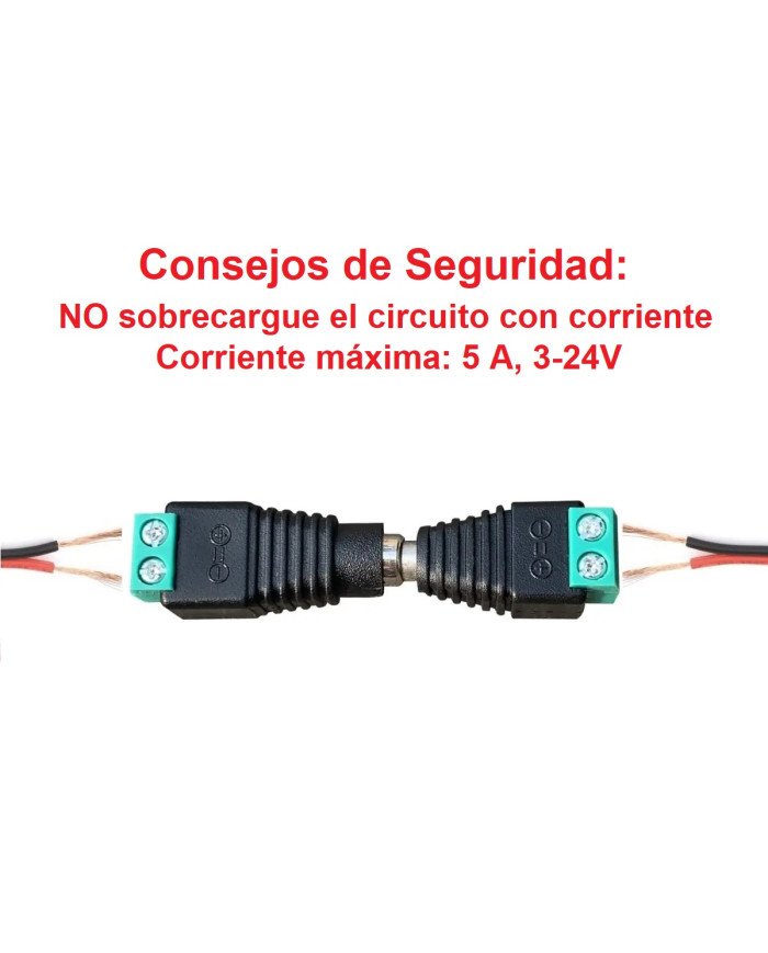 CONECTOR CORRIENTE BORNERA DC CAMARAS