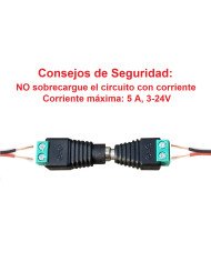 CONECTOR CORRIENTE BORNERA DC CAMARAS