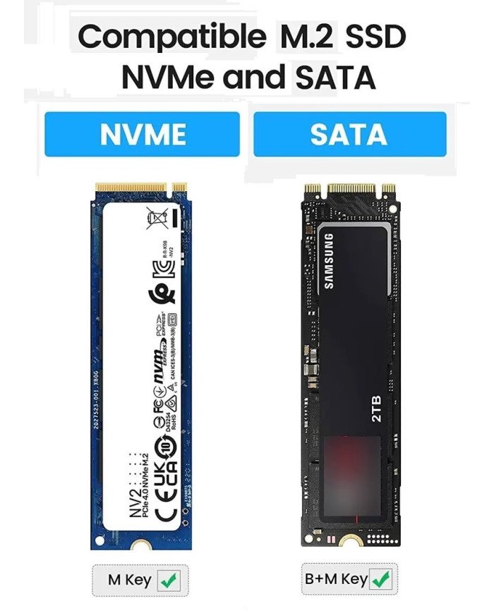 HIKSEMI ENCLOSURE M.2 NVMe & SATA (MD202)