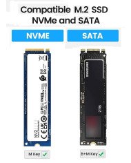 HIKSEMI ENCLOSURE M.2 NVMe & SATA (MD202)