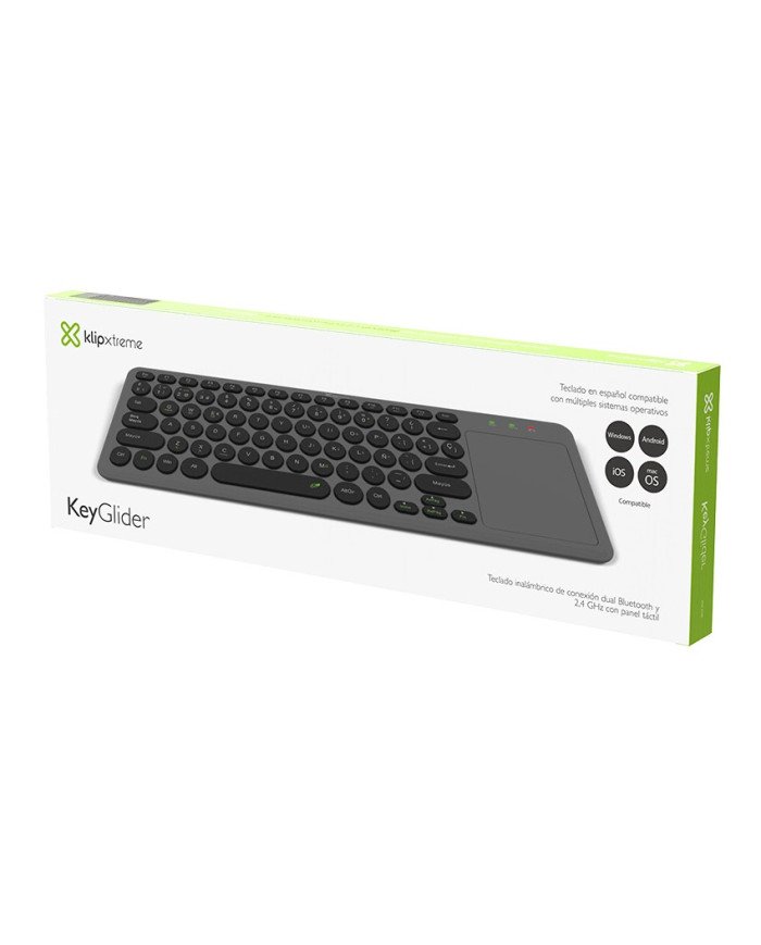 KLIPXTREME TECLADO + TOUCHPAD DUAL INALAMBRICO & BT (KCK-550)