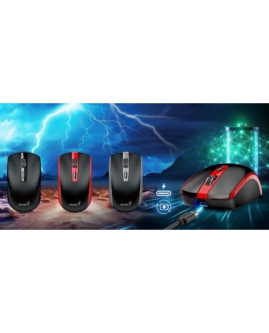 GENIUS MOUSE INALAMBRICO RECARGABLE (ECO-8150)