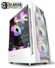 ARMAGGEDDON CASE GAMER BLANCO ATX MID-TOWER VIDRIO (TRITRON 3)