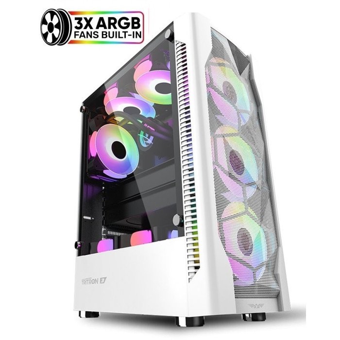 ARMAGGEDDON CASE GAMER BLANCO ATX MID-TOWER VIDRIO (TRITRON 3)