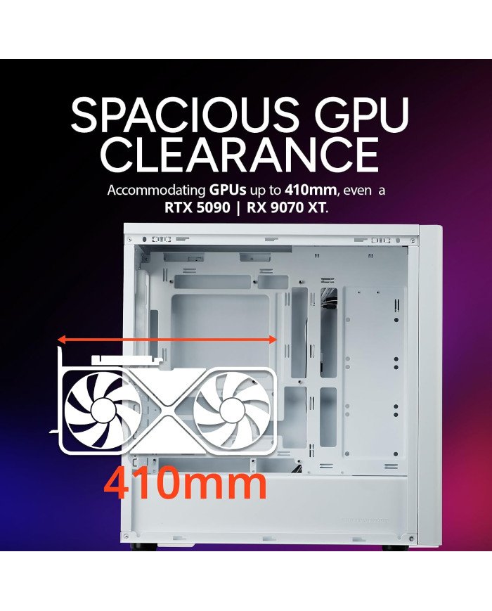 COOLER MASTER CASE GAMER BLANCO ATX VIDRIO 3xARGB (ELITE 502)