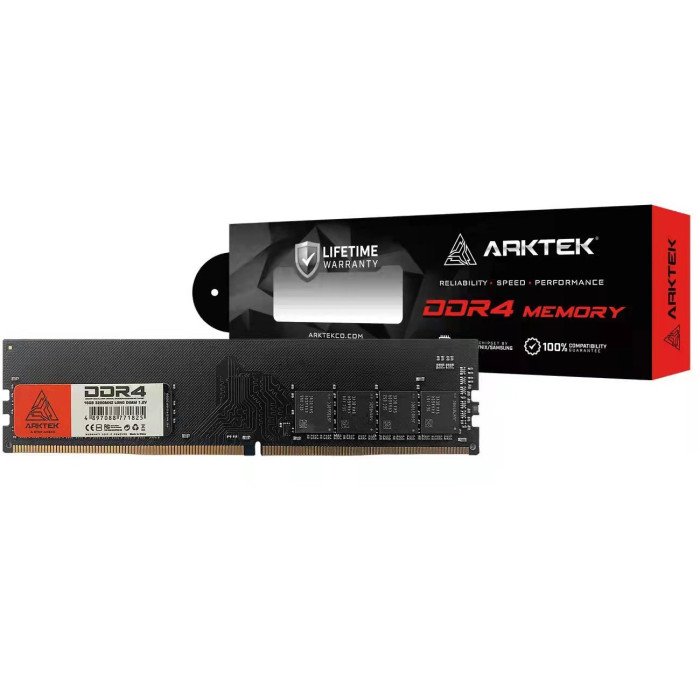 ARKTEK RAM 16GB DIMM DDR4 3200MHZ