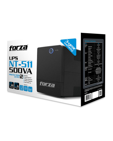 FORZA UPS INTERACTIVA 500VA/250W (NT-511)