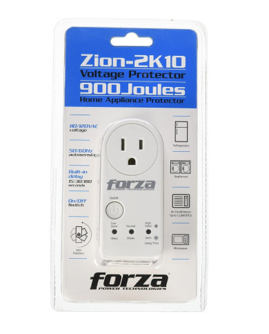 FORZA PROTECTOR DE VOLTAJE 15A CON TEMPORIZADOR (FVP-1201B)