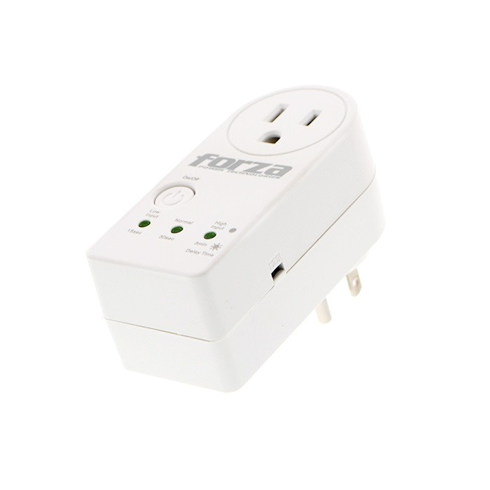 FORZA PROTECTOR DE VOLTAJE 15A 1800W CON TEMPORIZADOR GIRO 350° (FVP-1201B)