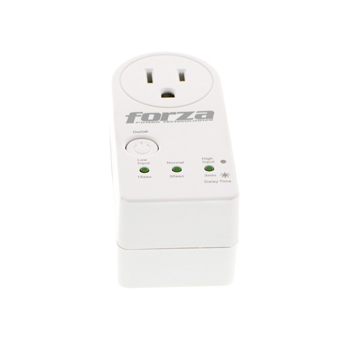 FORZA PROTECTOR DE VOLTAJE 15A 1800W CON TEMPORIZADOR GIRO 350° (FVP-1201B)