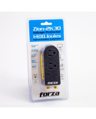 FORZA PROTECTOR DE VOLTAJE 15A 1800W CON TEMPORIZADOR GIRO 350° (FVP-0200C)