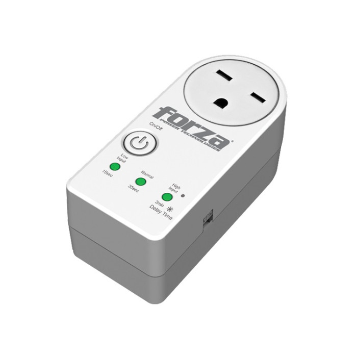 FORZA PROTECTOR DE VOLTAJE 220V 3300W CON TEMPORIZADOR GIRO 350° (FVP-3302B)