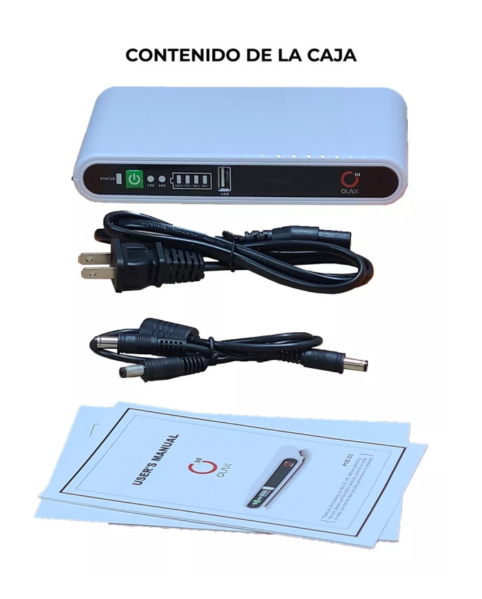OLAX MINI UPS 10000mAh 17W 5/9/12V (POE-D3)