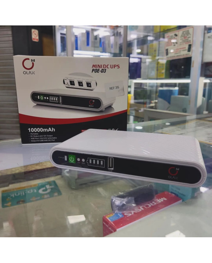 OLAX MINI UPS 10000mAh 17W 5/9/12V (POE-D3)